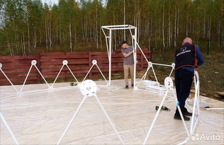 Шатер геокупол для глэмпинга