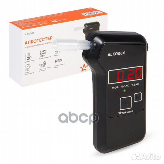 Алкотестер профессиональный электрохимический