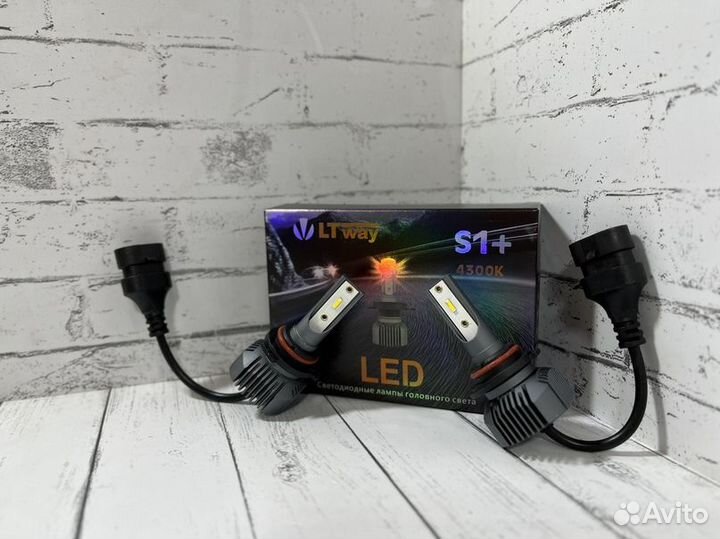 Светодиодные лампы LightWay S1 Plus + 4300К HB4