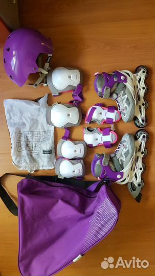 Коньки роликовые раздвижные 29-32р