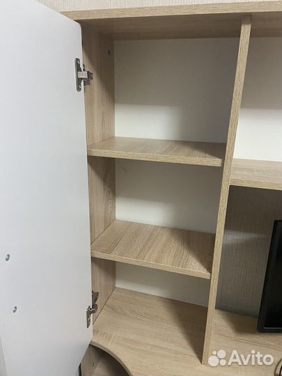 Компьютерный стол дуб сонома / белый