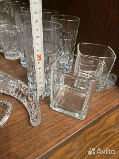 Рюмка бокал стакан башмачок рог кружка хрусталь