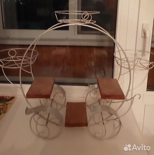 Подставка для цветов на подоконник