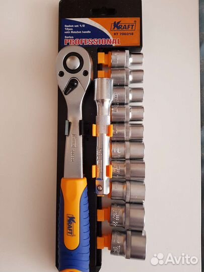 Набор торцевых головок kraft