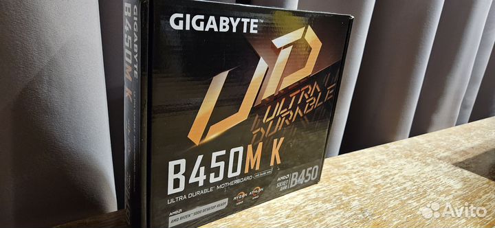 Материнская плата gigabyte B450M K rev2.0 AM4