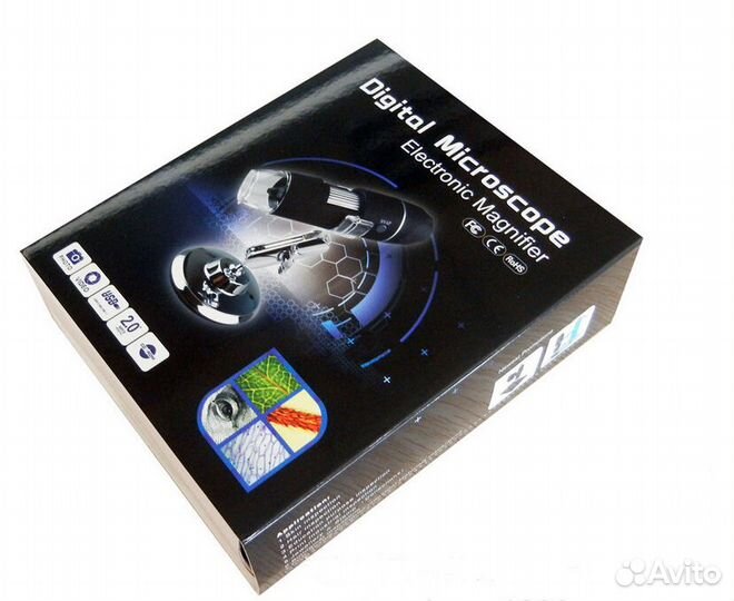 Цифровой микроскоп увеличение 1600x USB