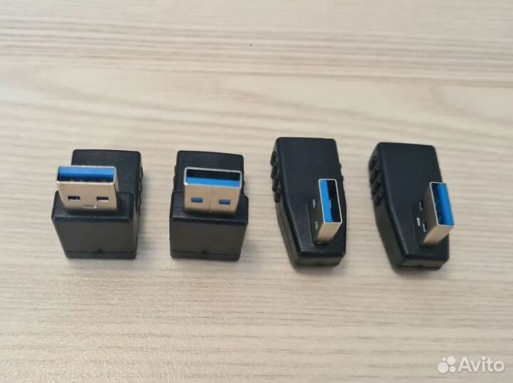 Угловой адаптер USB 3.0, переходник