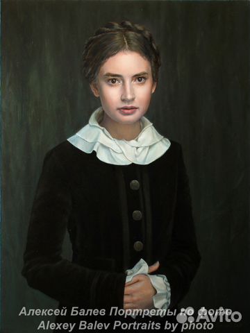 Портрет по фото маслом на холсте, шарж, картина