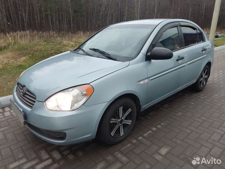 Hyundai Verna 1.4 МТ, 2007, 165 000 км