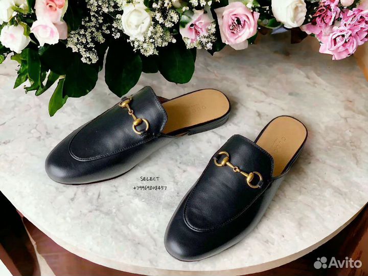 Женские лофер мюли Gucci