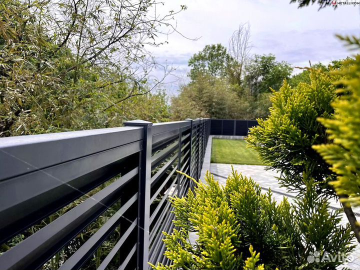 Забор жалюзи. Установка под ключ