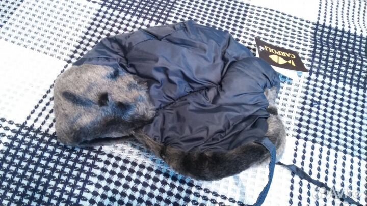 Шапка ушанка, детская, для мальчика, зима, р56-58