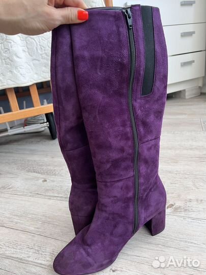 Замшевые сапоги Gabor 41