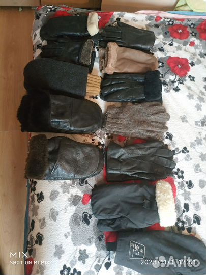 Перчатки мужские на меху СССР