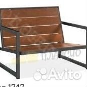 Скамья в стиле лофт