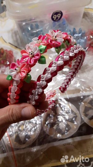 Бантики заколки, для волос