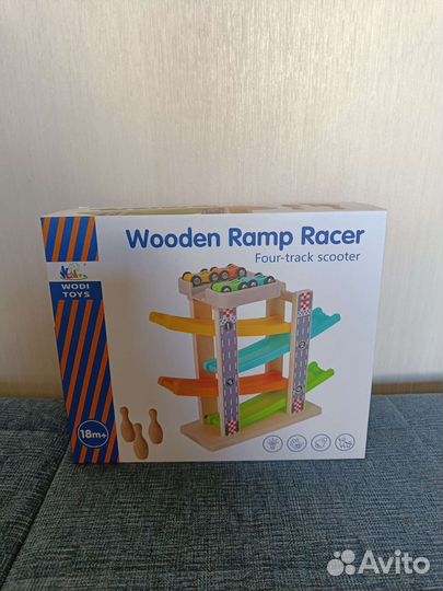 Авто трек машинками и кеглями