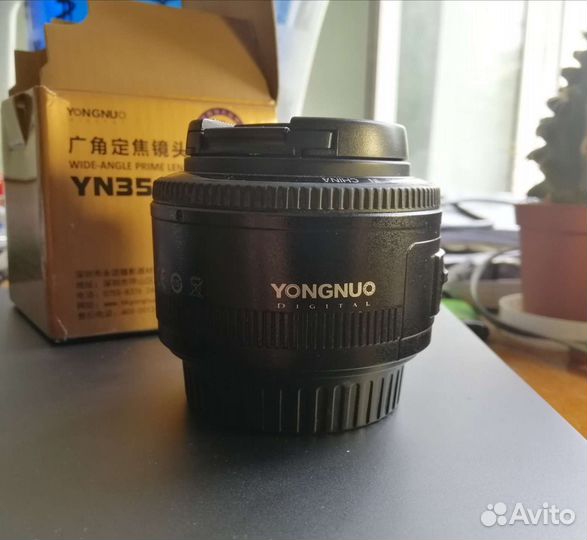 Объектив для canon (youngnuo YN35mm F2)