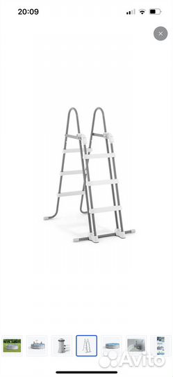 Каркасный бассейн intex 366x99 см