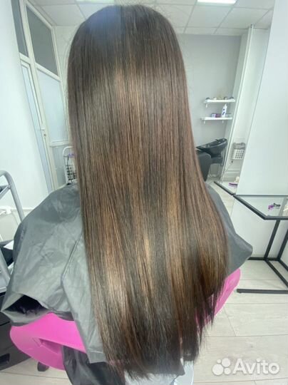 Кератиновое выпрямление, биопластика