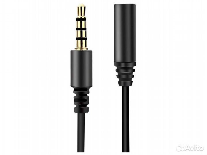 Переходник MicroJack 2.5мм(M) - MiniJack 3.5мм(F)