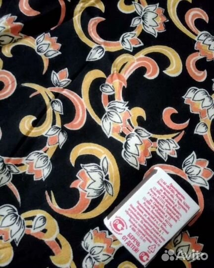 Ткань СССР. Хлопок. Винтажный рисунок