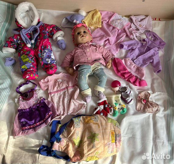 Кукла baby annabell+одежда