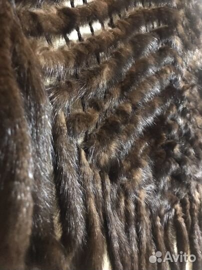 Шаль норковая