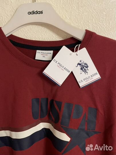 Свитшот U.S. Polo оригинал новый