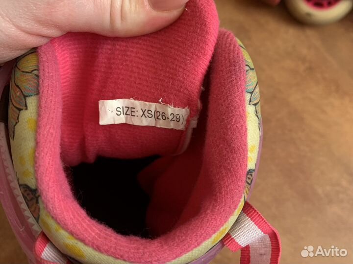 Ролики раздвижные детские размер 26-29