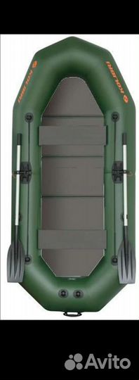 Надувная лодка пвх 280 двух местная