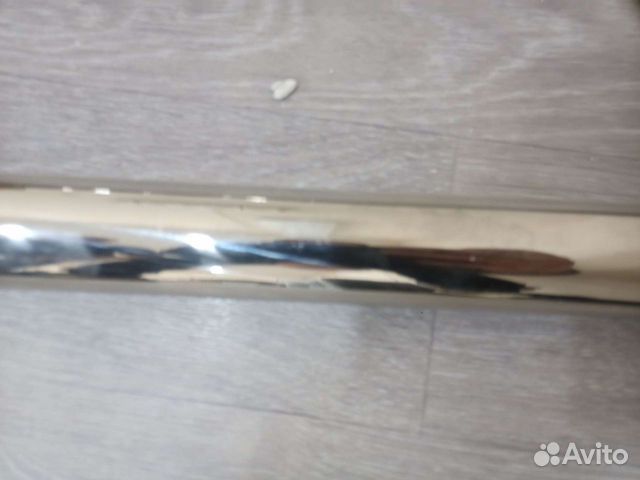 Труба на пороги pajero 4