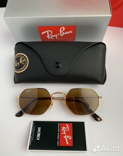 Очки ray ban octagonal кориневые