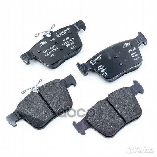 Колодка тормозная дисковая для л/а, 1ком зад