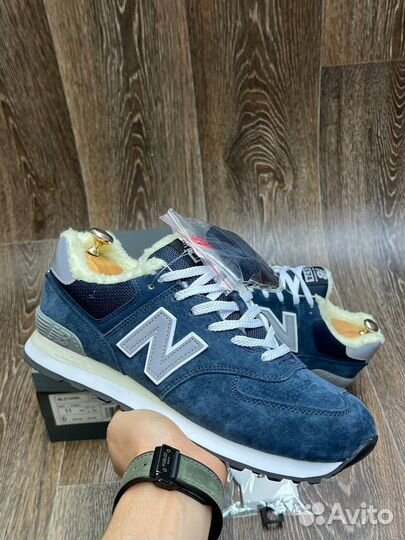 New Balance 574 зимние с мехом