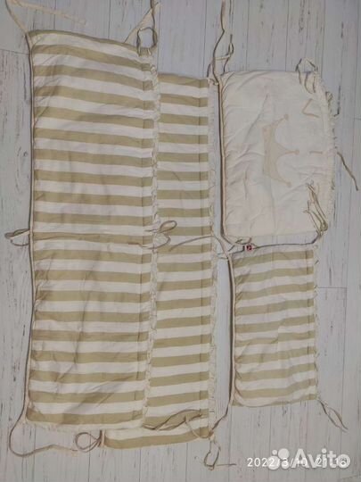 Бортики в детскую кроватку бу