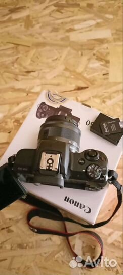 Canon m50 15-45 продам + сумка + флешка