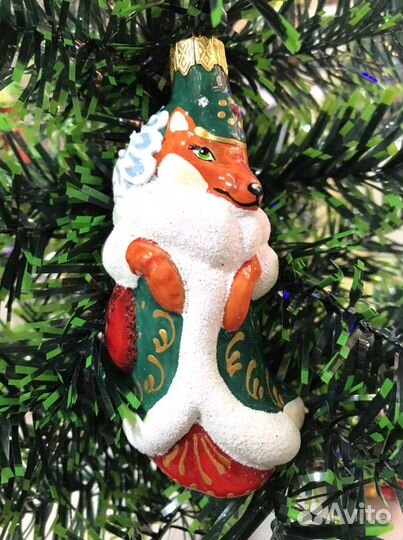 Елочные игрушки из стекла