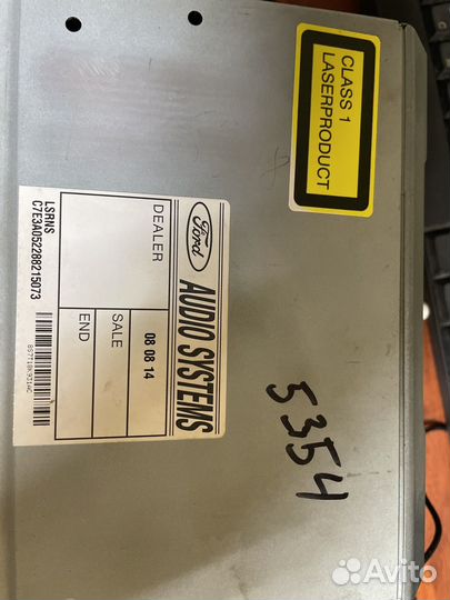 Магнитола Ford