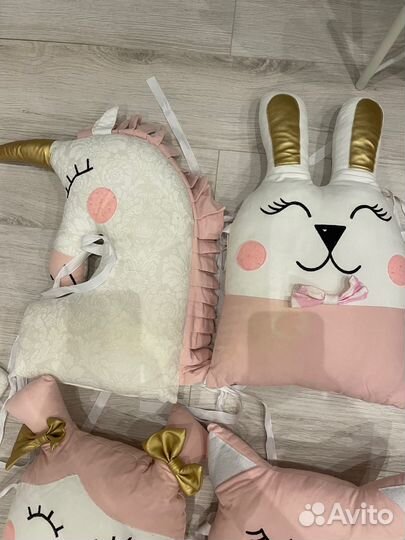 Бортики в детскую кроватку