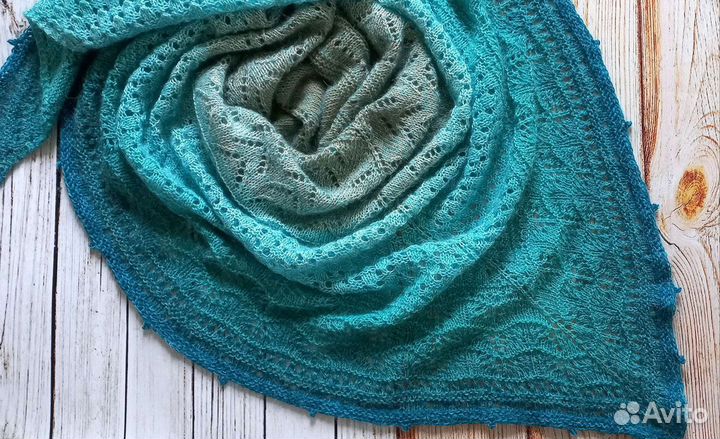 Шаль/бактус размер XL
