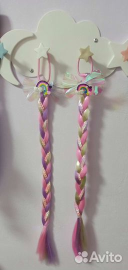 Оригинальная резинка для волос-косичка, 42 см