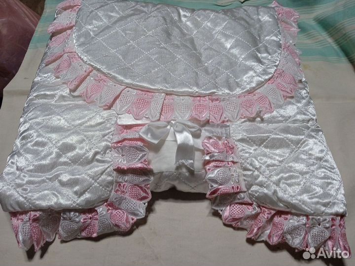 Конверт на выписку из роддома для девочки