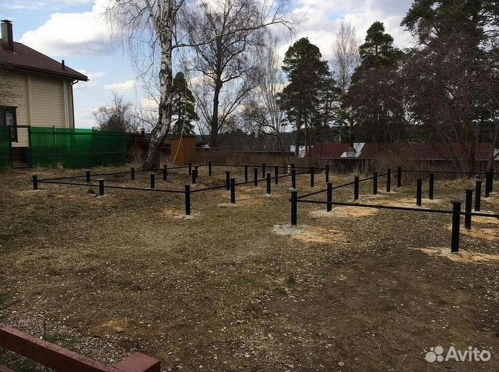 Установка винтовых свай