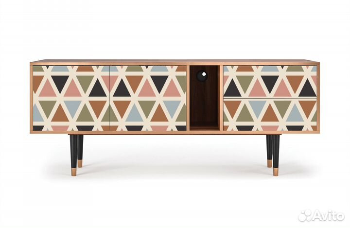 Тв-тумба T1 - Орех - Royal Triangles