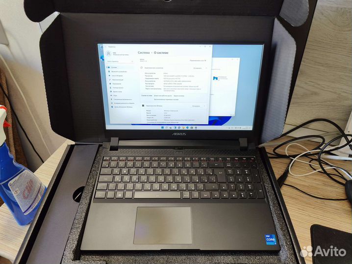 Ноутбук Aorus 5 SE4 i7 12700H / RTX 3070