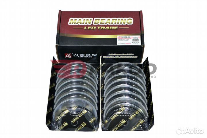 Вкладыши коренные к-т howo WD615, shaanxi WP10 LEO