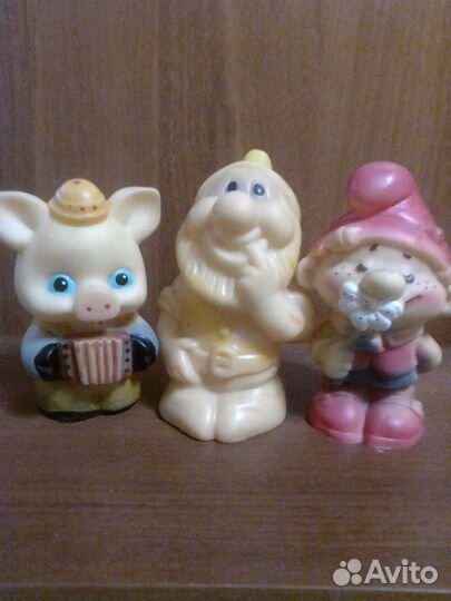 Резиновые игрушки СССР