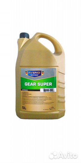 Трансмиссионное масло aveno Gear Super SAE 80W-90
