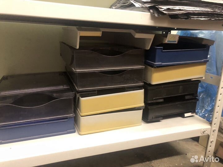 Лоток для бумаг горизонтальный черный